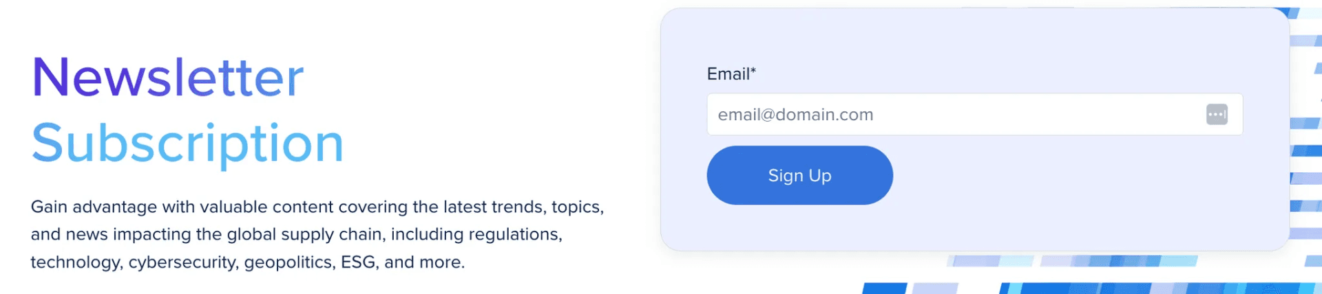 Craft.co Content marketing Analysis: Newsletter