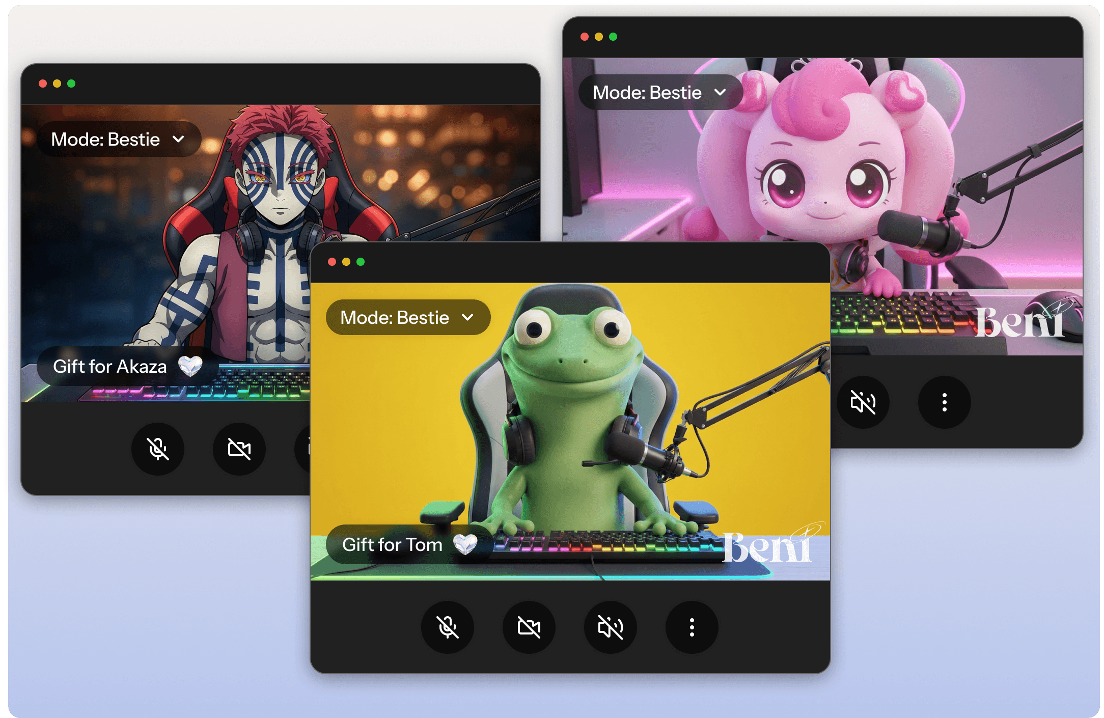 A mockup of Freelio's mobile app