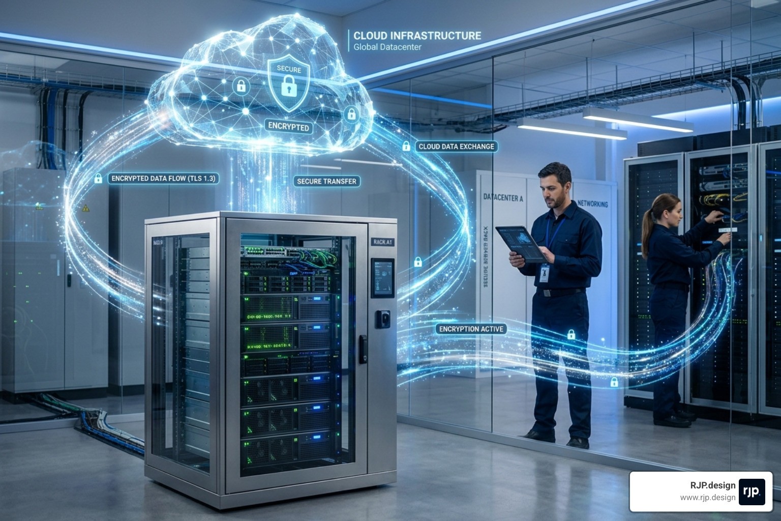 Secure data flow between cloud and on-premise systems - API integration services