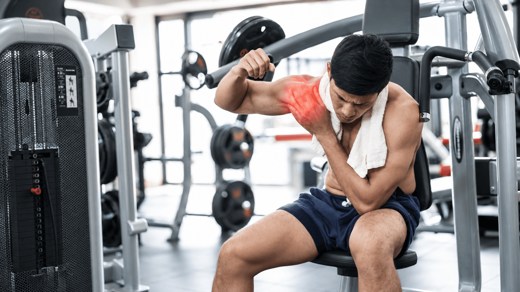 Man building strength, mobility, and movement control through a personalized injury prevention program at Ember & Ice Health.
