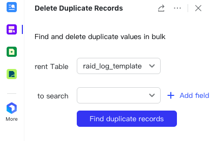 Find and delete duplicate Lark records