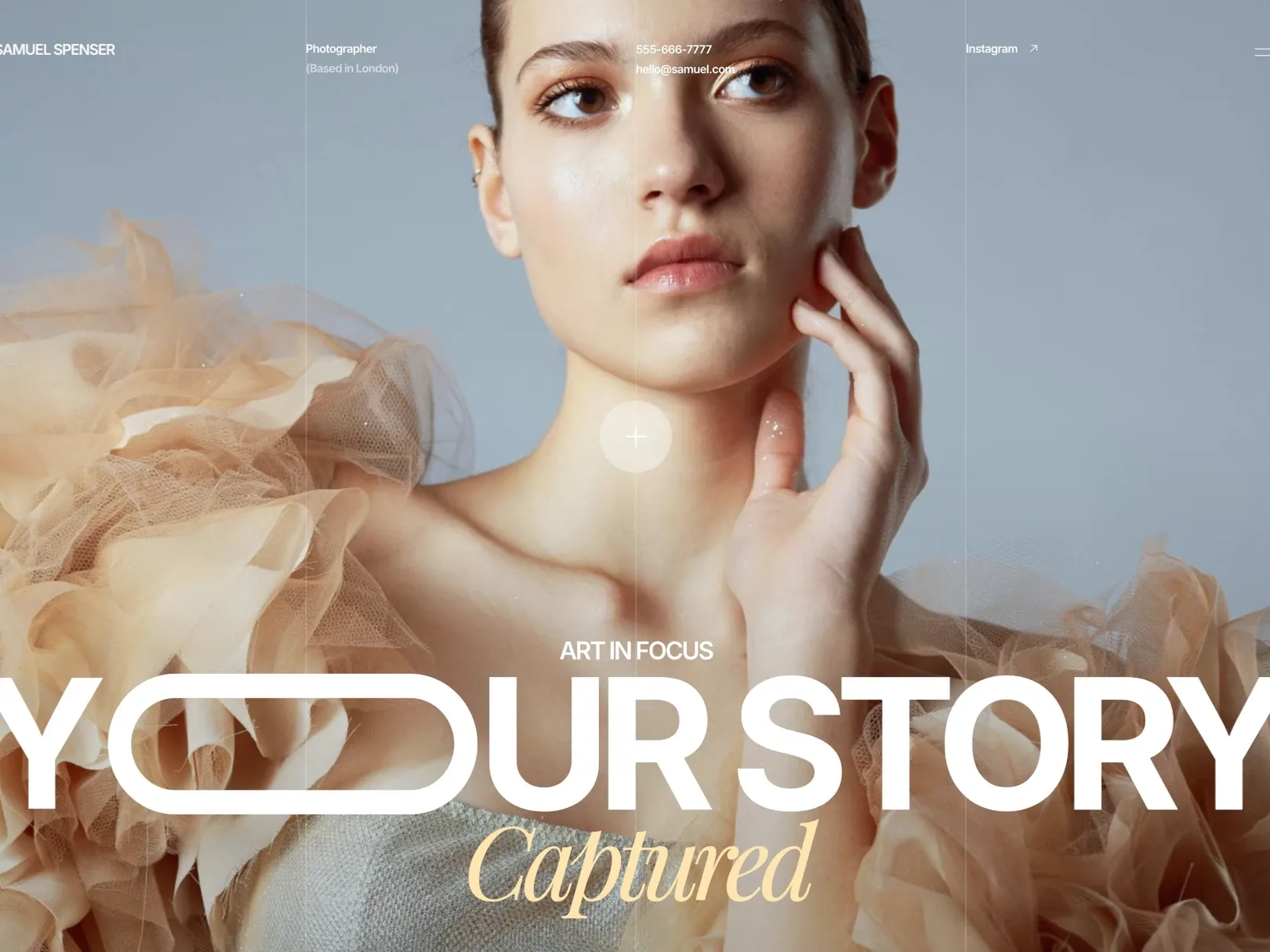 Captured Framer template