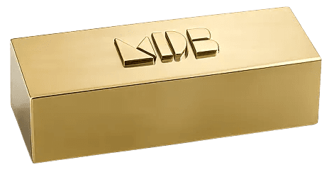 brass monogram brick