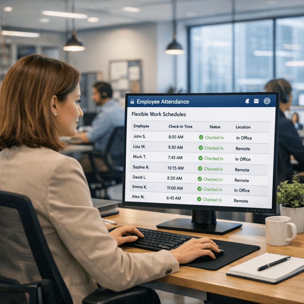 absensi karyawan jam fleksibel