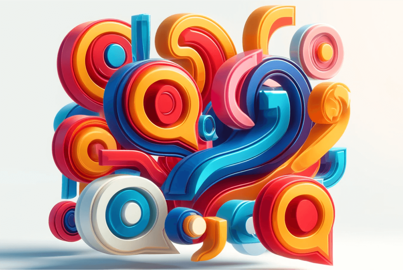 Muchas burbujas de colores