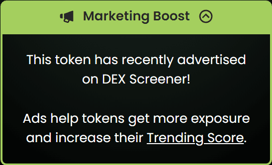 dexscreener marketing ads