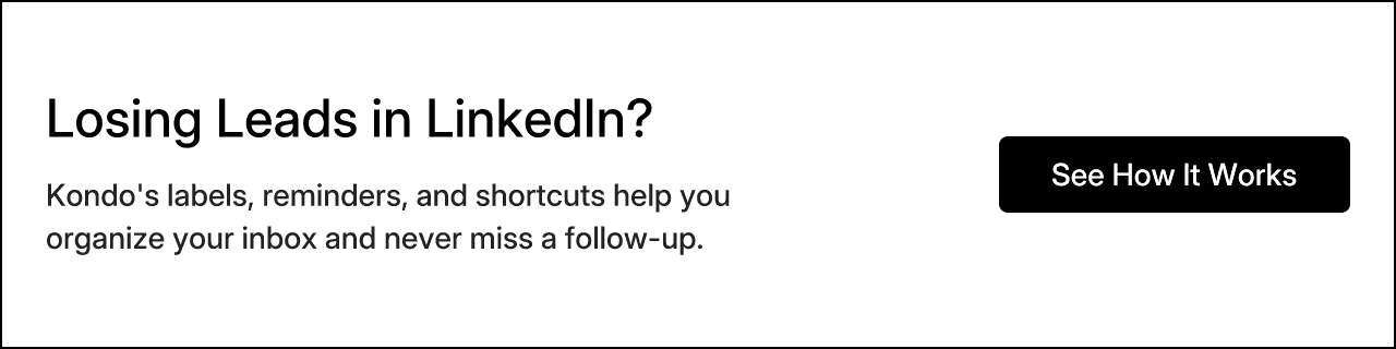 Losing Leads in LinkedIn?