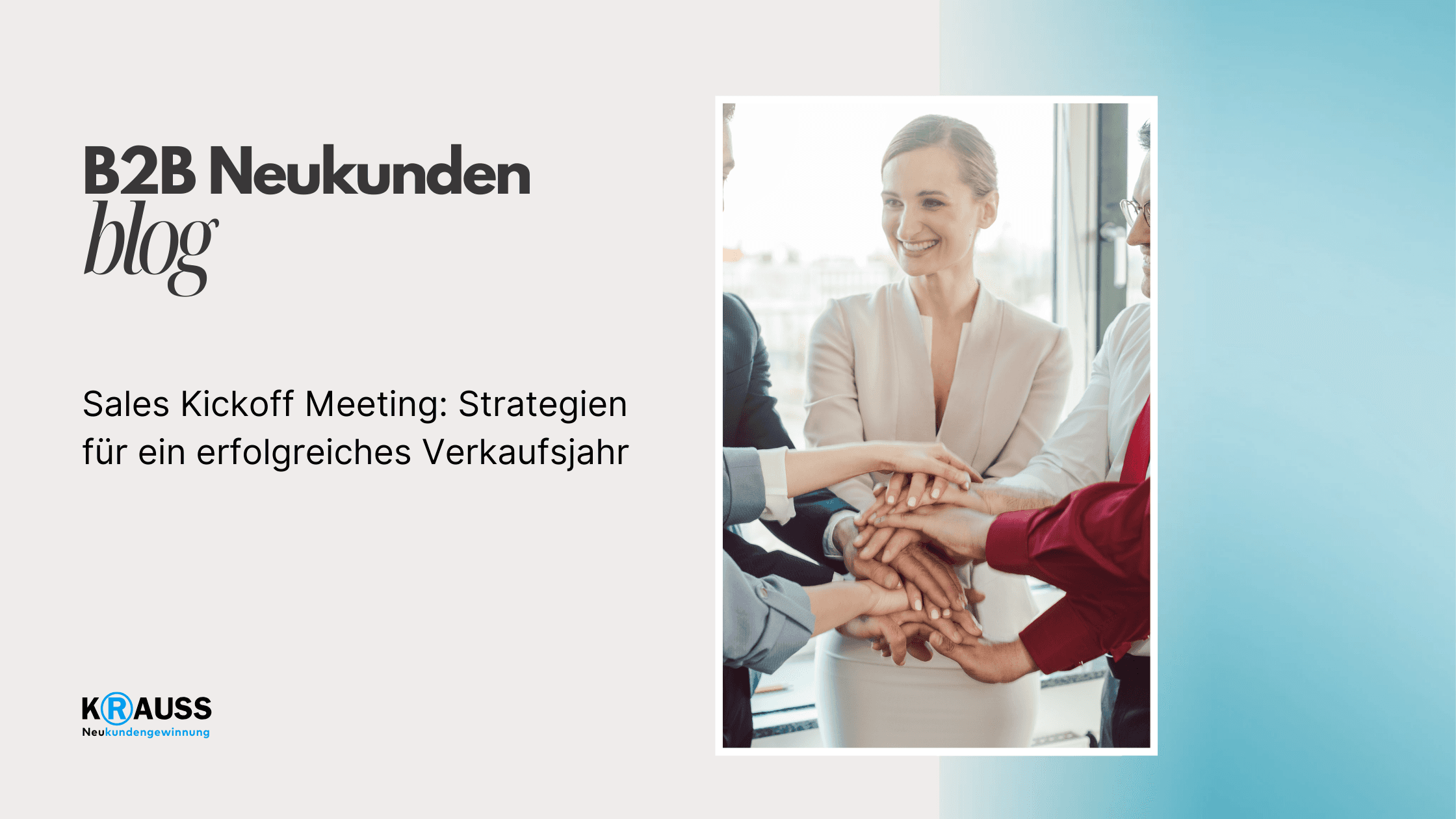 Sales Kickoff Meeting: Strategien für ein erfolgreiches Verkaufsjahr