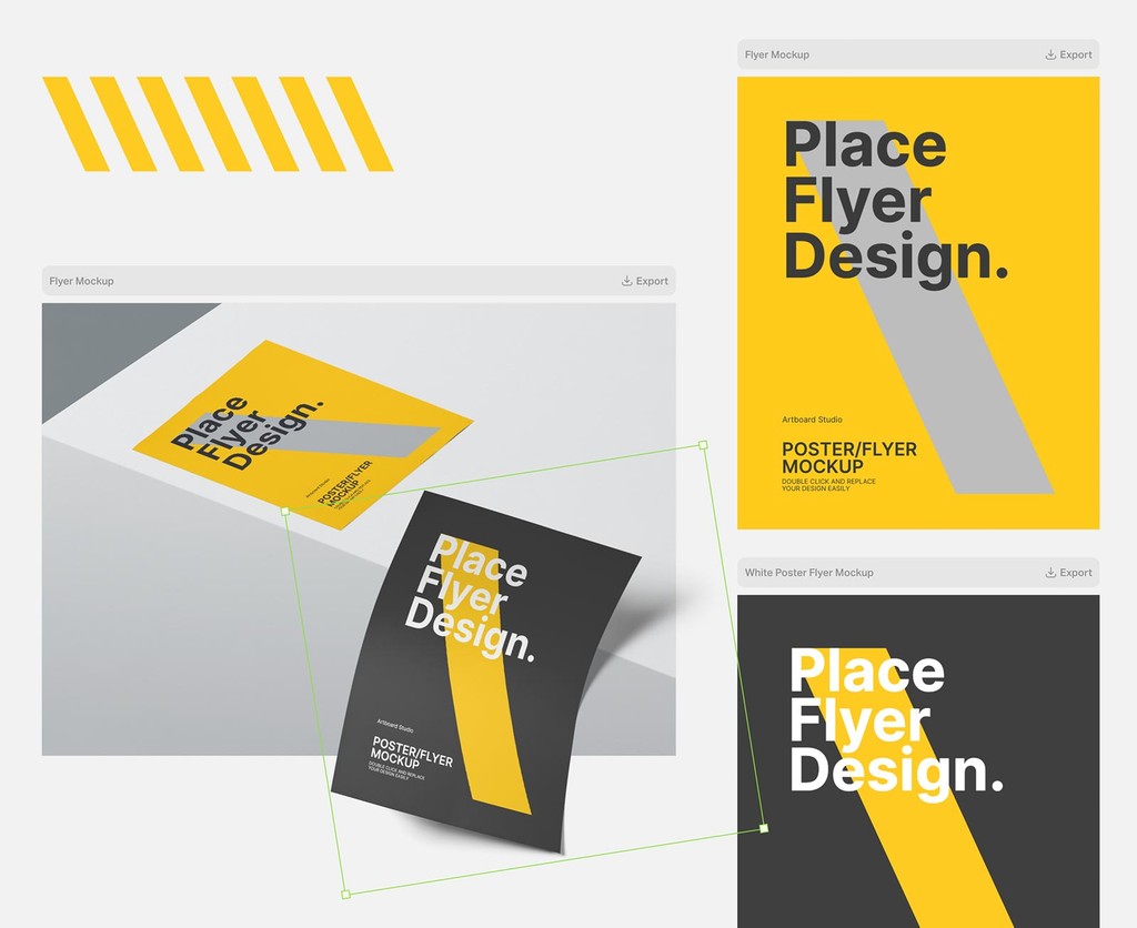 Artboard Studio — Online Free Flyer Mockup Templates