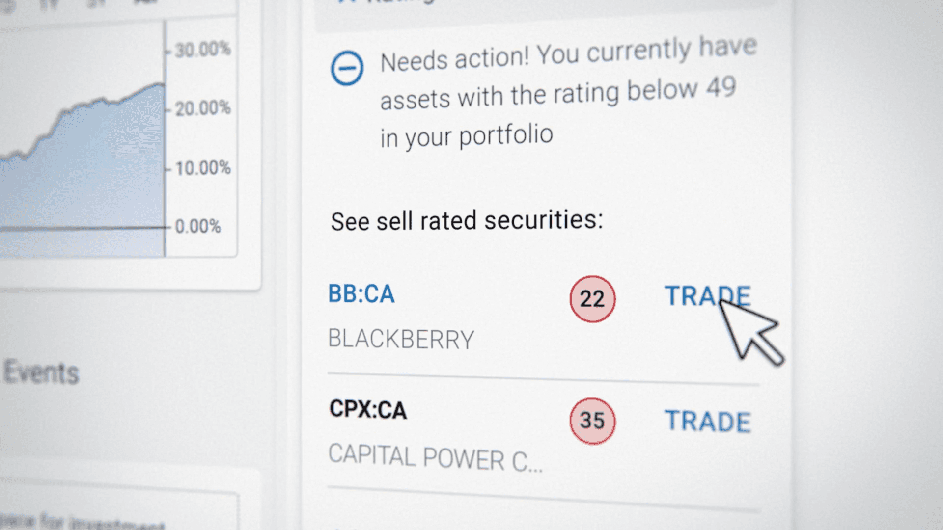 BMO AdviceDirect explainer video motion graphics showing investment platform interface and animation