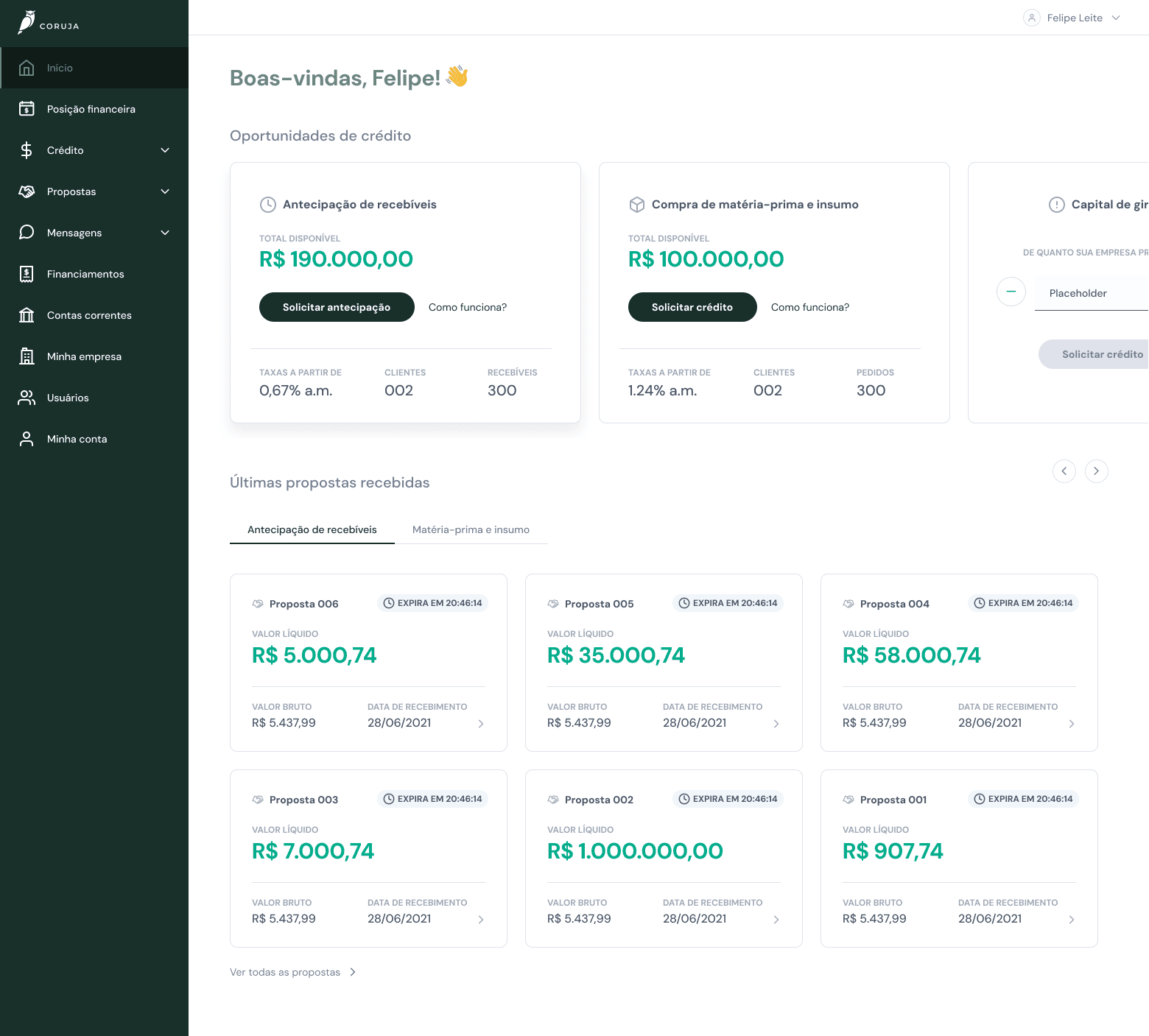 An image of Dreelio's dashboard