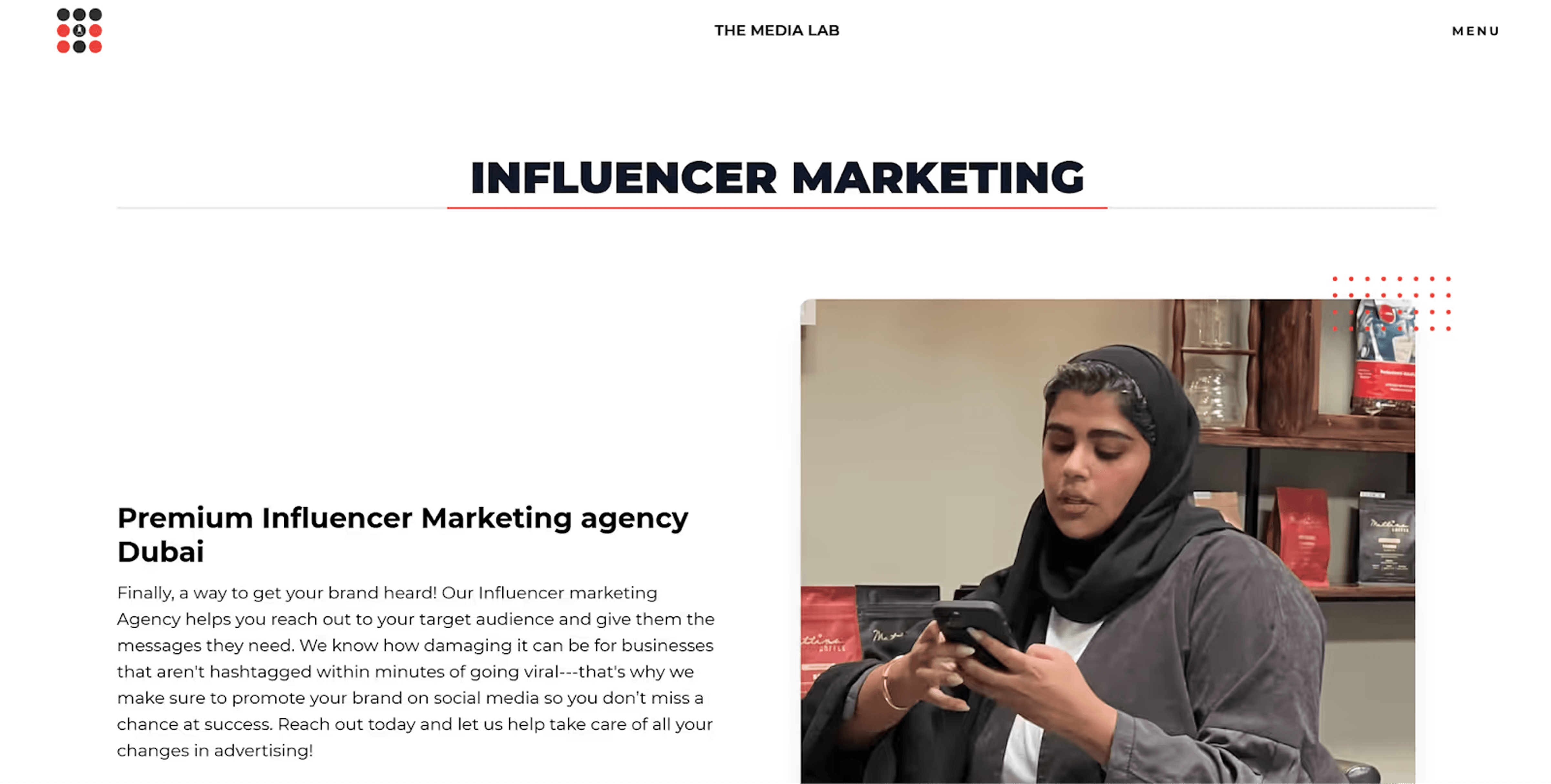 The Media Lab - influencer marketing agency in UAE
