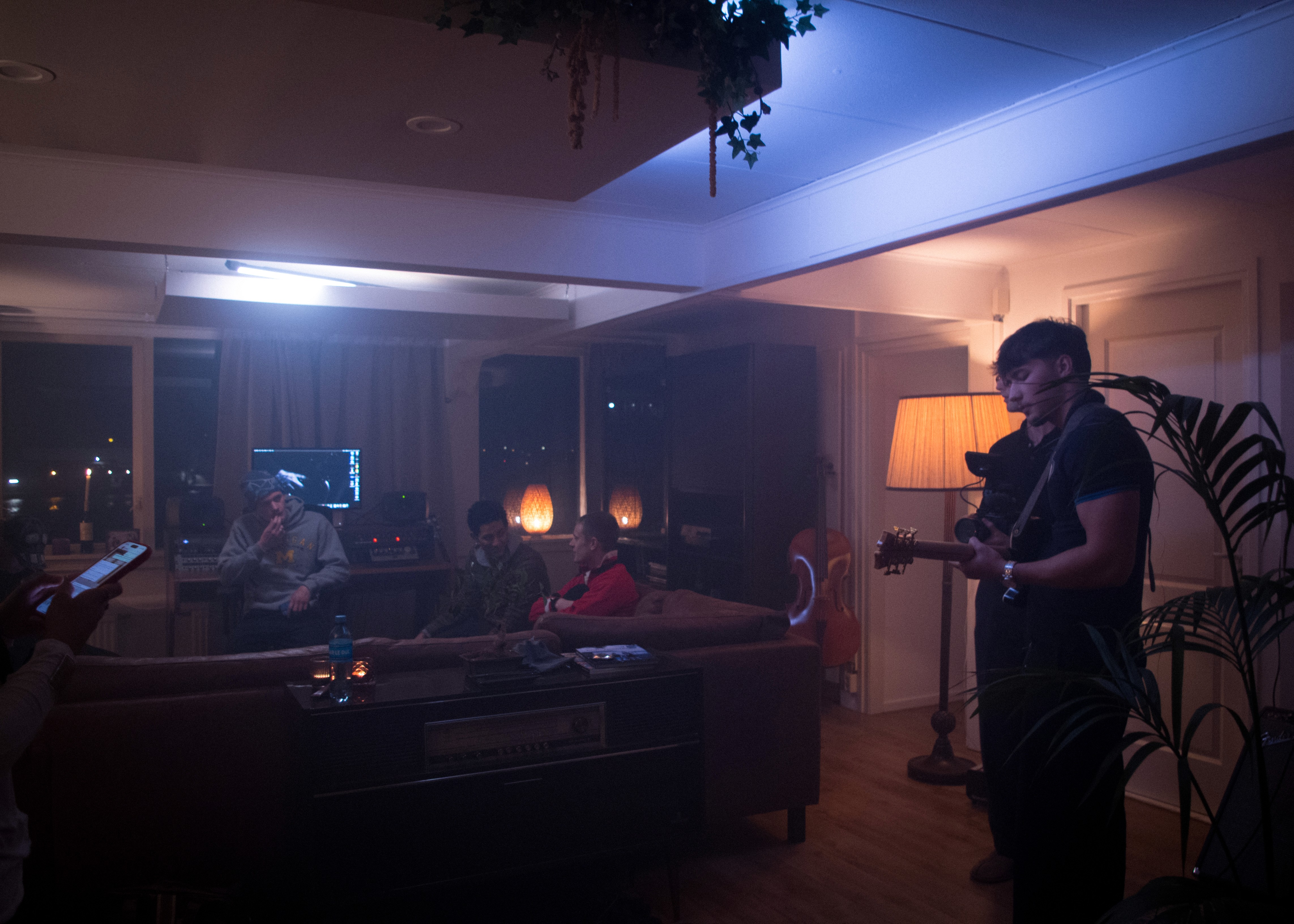 Women On Neon Background