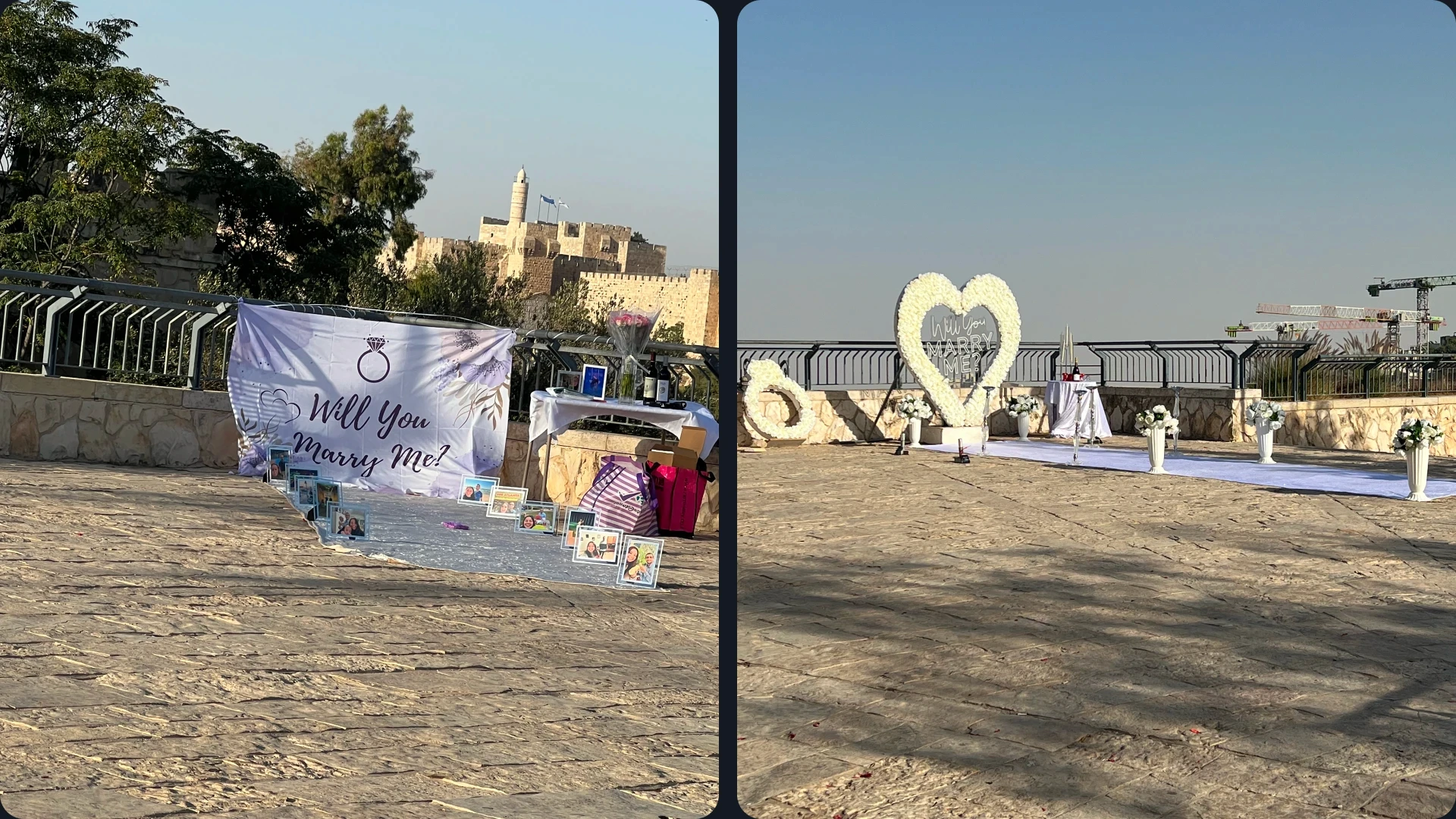 Zaręczyny podczas Sukkot.