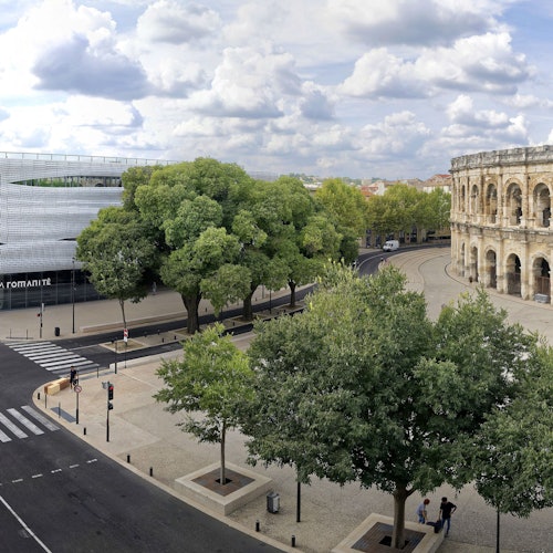 aerial view of the Museum