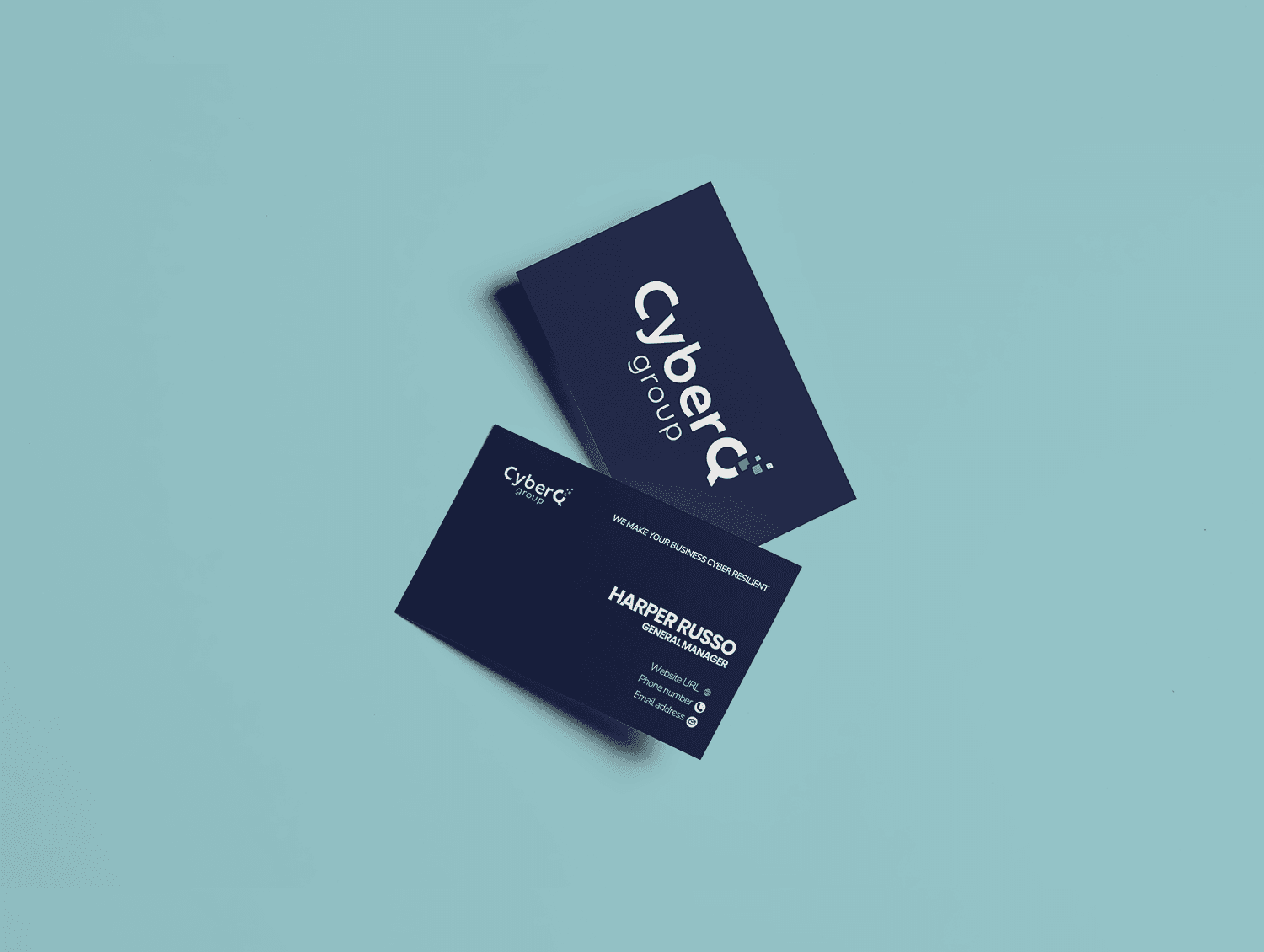 CyberQ business card by DesignGuru