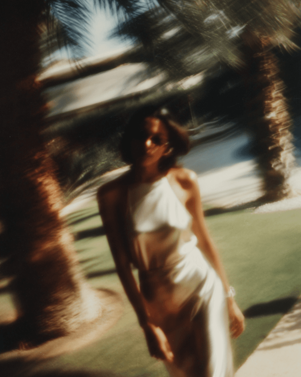 California luxury atmosphere with palm shadow hints, Schneider 80mm LS optical rendering, Sterile high-fashion environment, Aventi Studio Direction