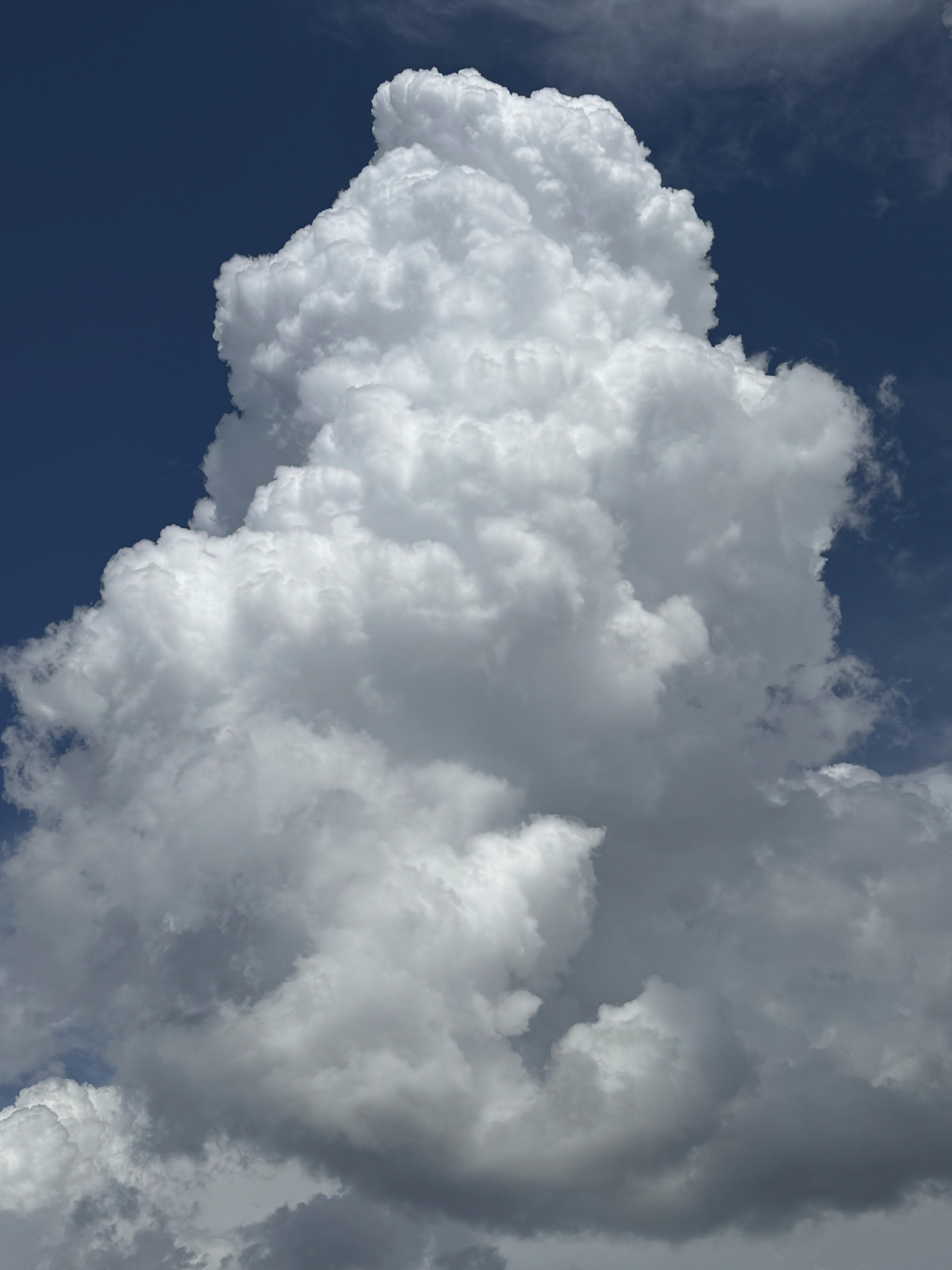 image of a fluffy cumulonimbus cloud on a bright day