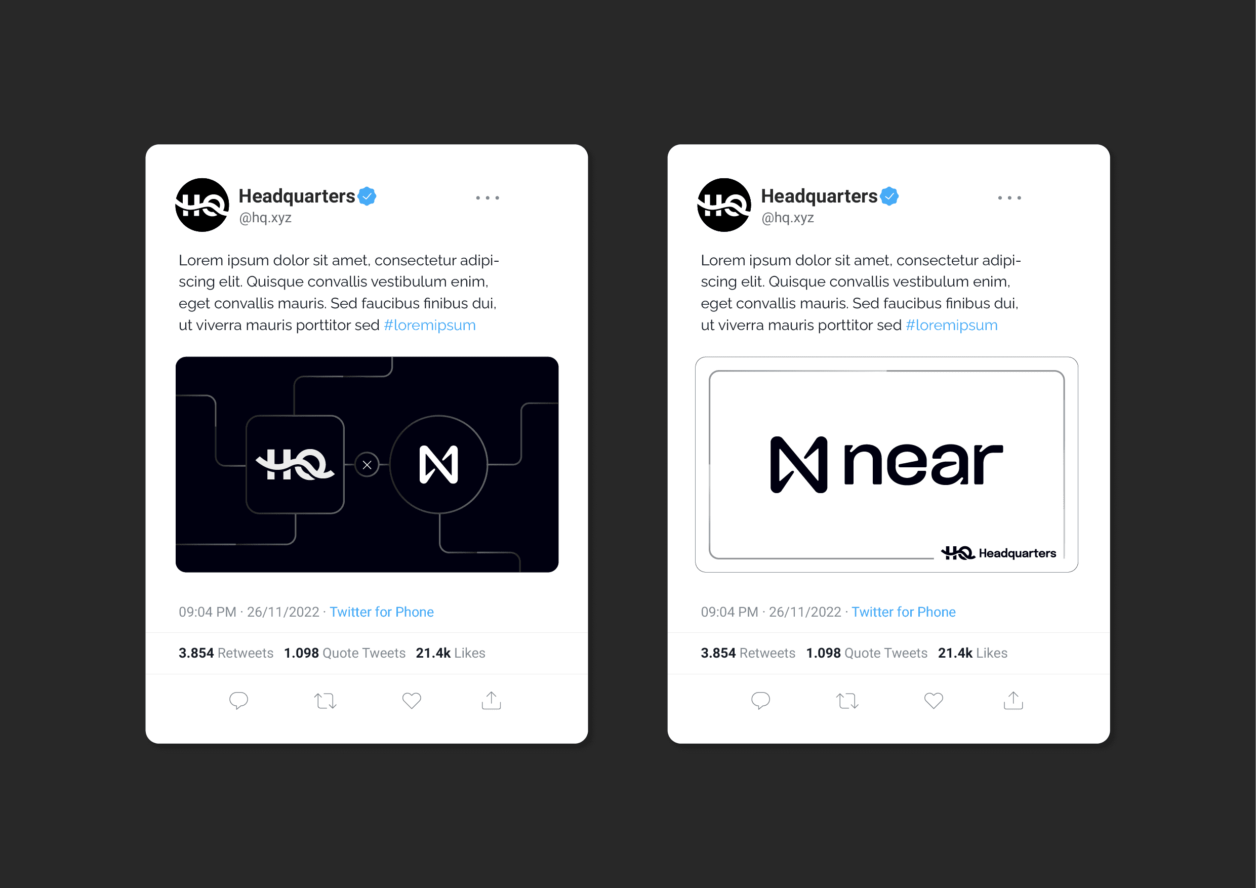 Token create, light mode
