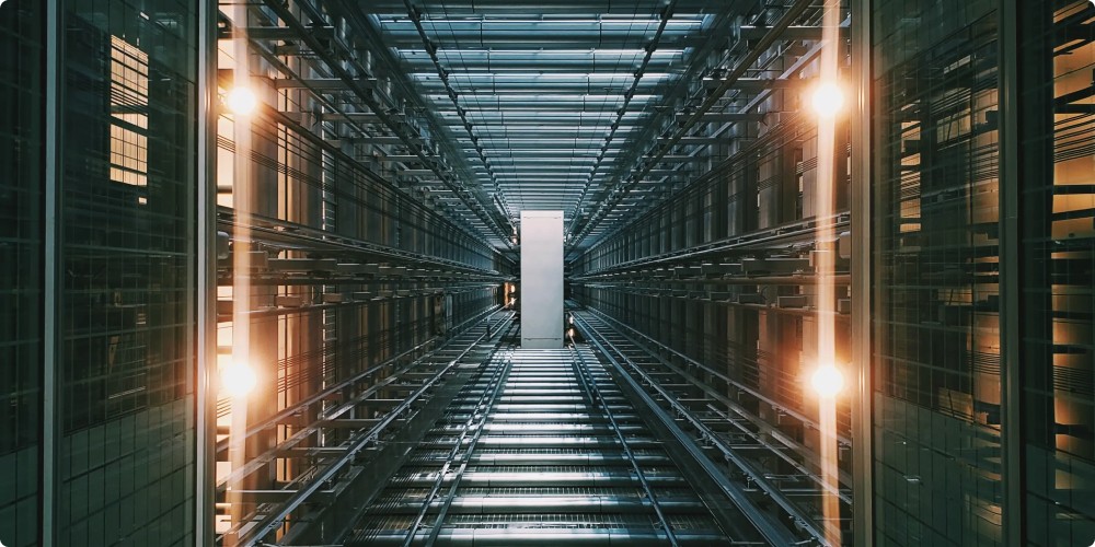 artistic imgae of a server room