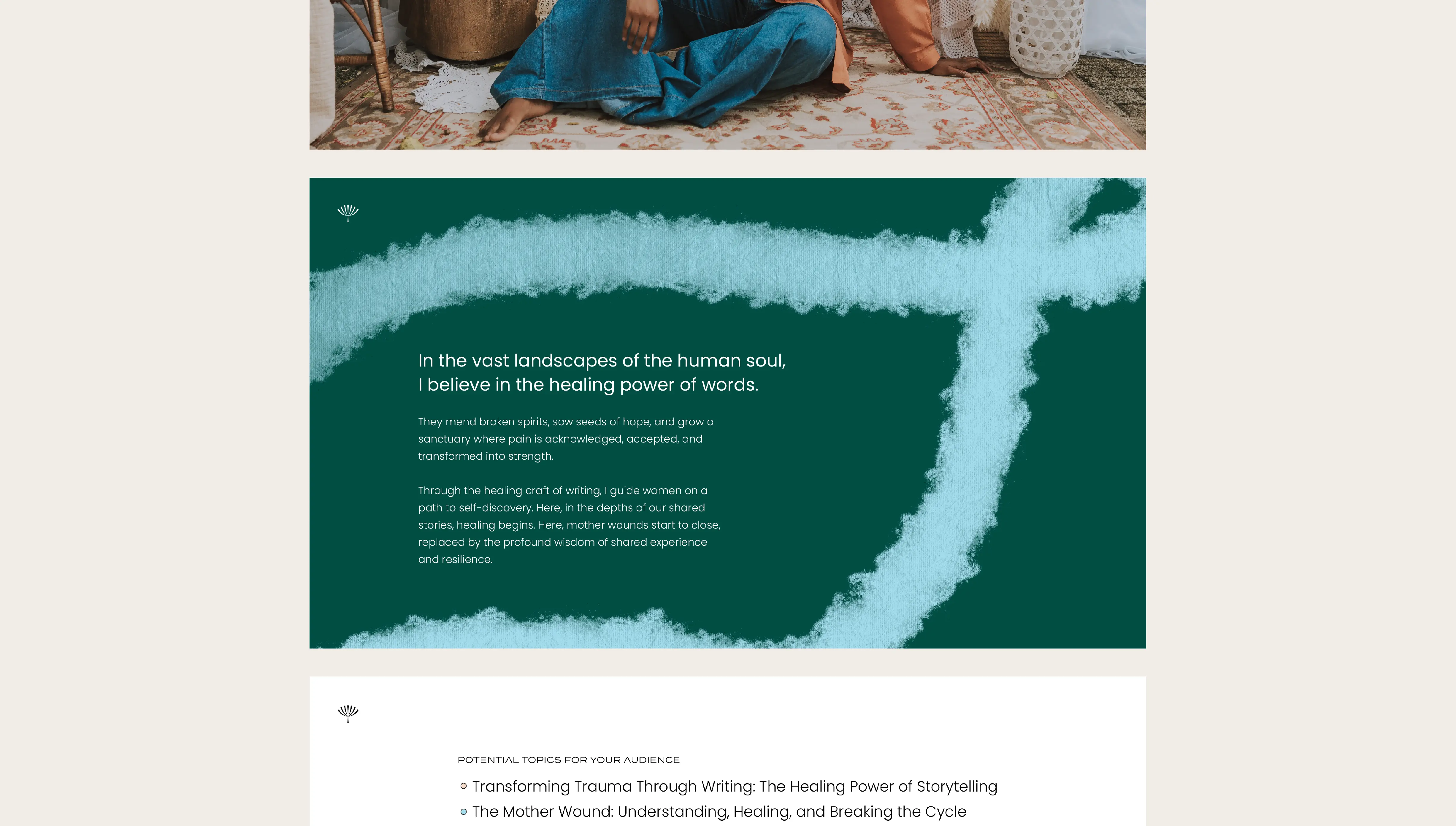 presentation design for author