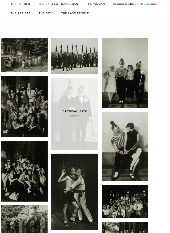 Screenshot Sander Website