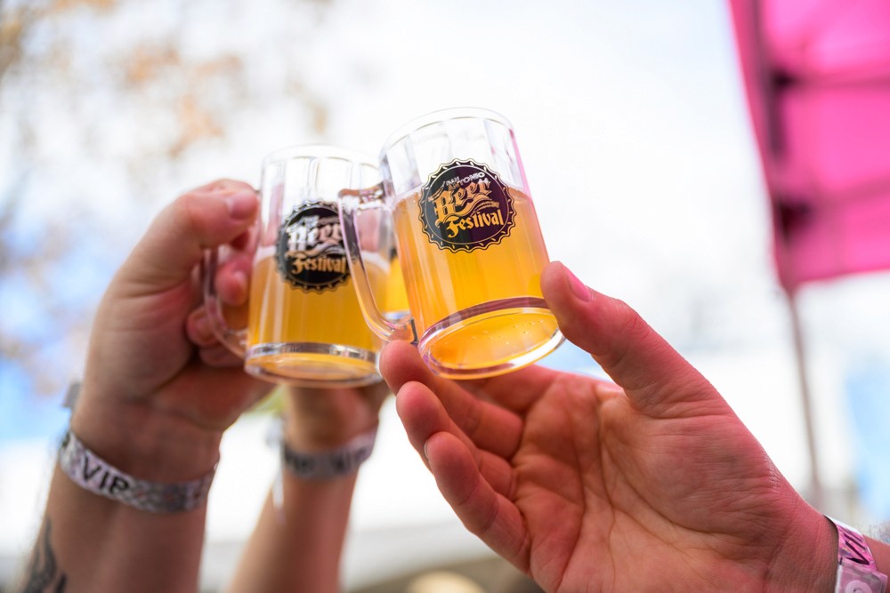 Advertising balloon for SA Beer Fest