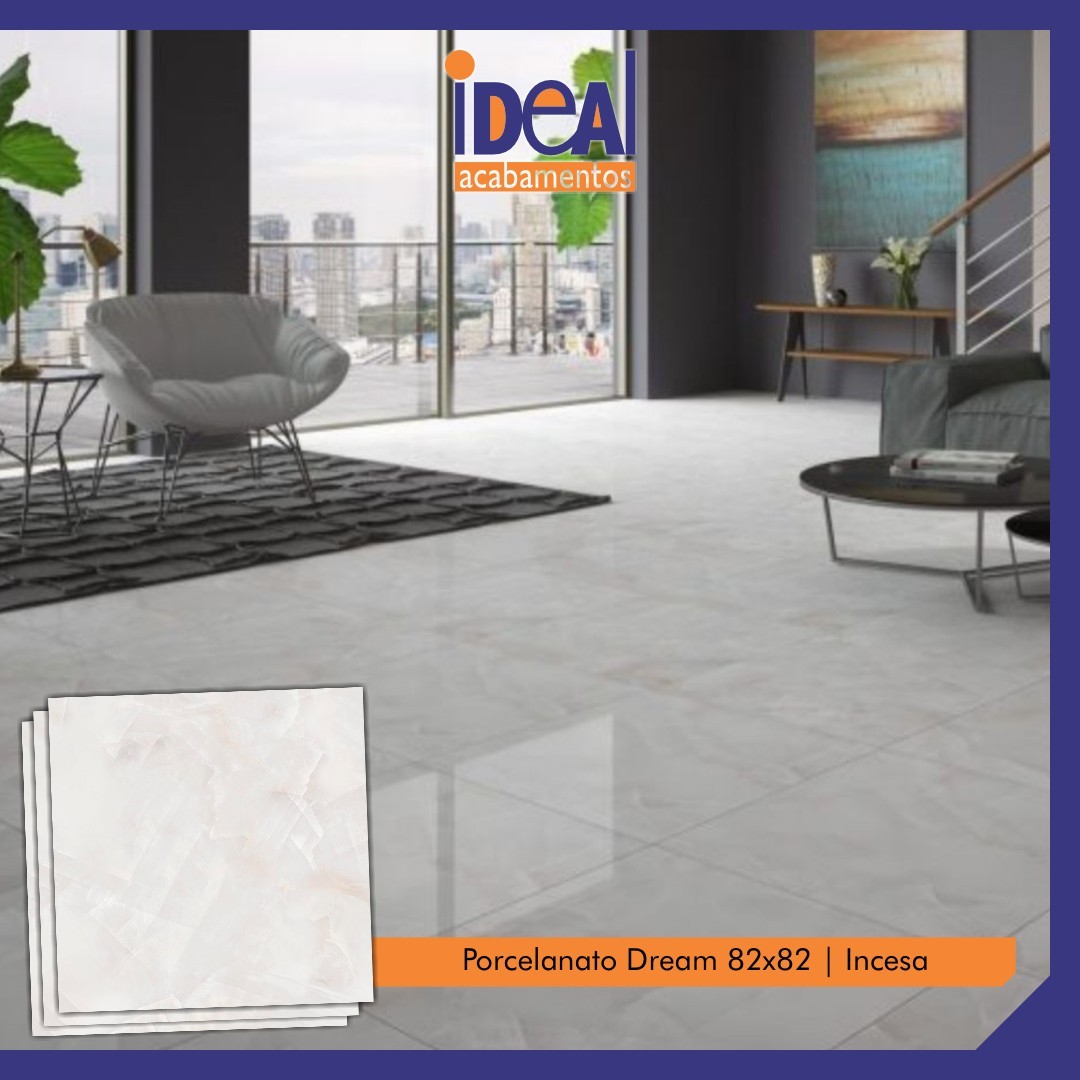 Porcelanato Dream 82x82 da Incesa disponível na Ideal Acabamentos, Bom Jesus. Revestimento de alta qualidade, ideal para transformar ambientes com elegância e durabilidade. Encontre o Porcelanato Dream na Loja Ideal Acabamentos.