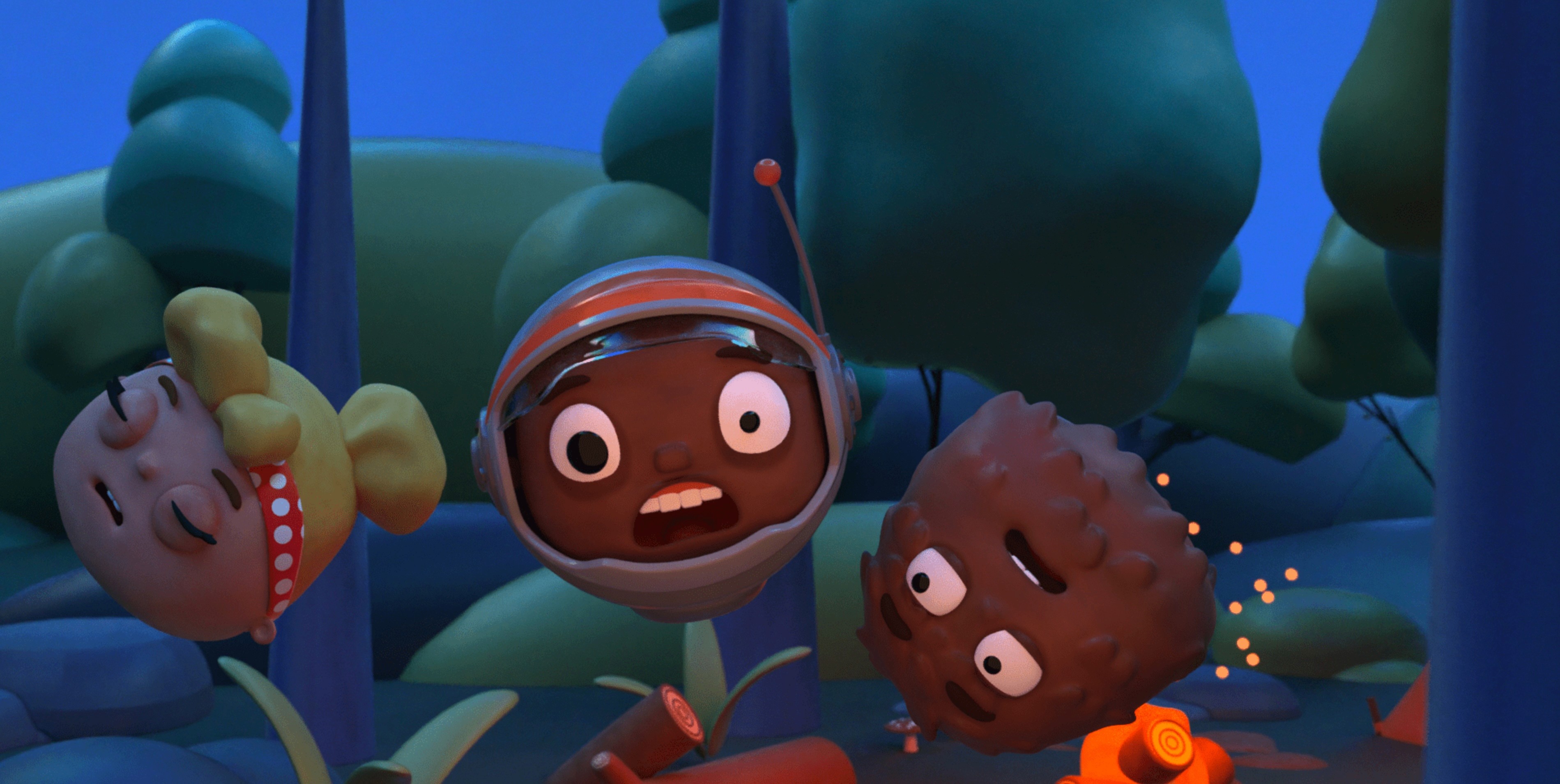 The top half of a screen of a mobile device