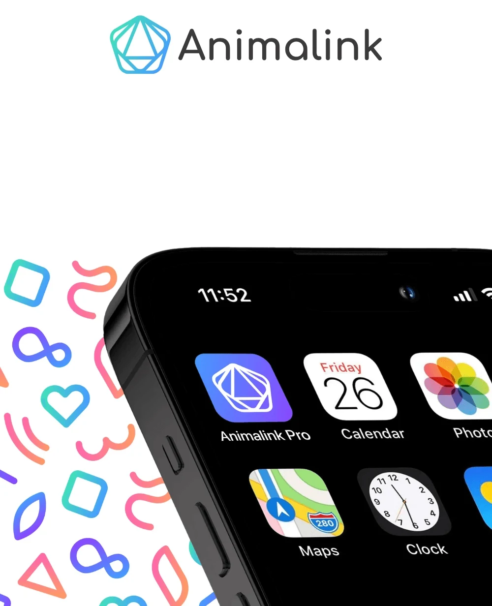 Logo Animalink Pro par Coralie De Almeida, plateforme technologique pour suivi des animaux