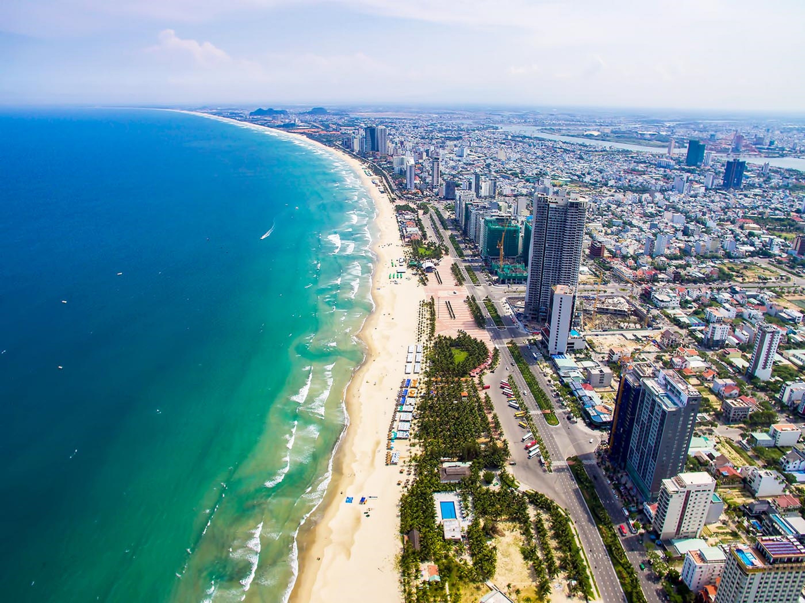 My Khe Beach has three beautiful beaches for visitors to explore