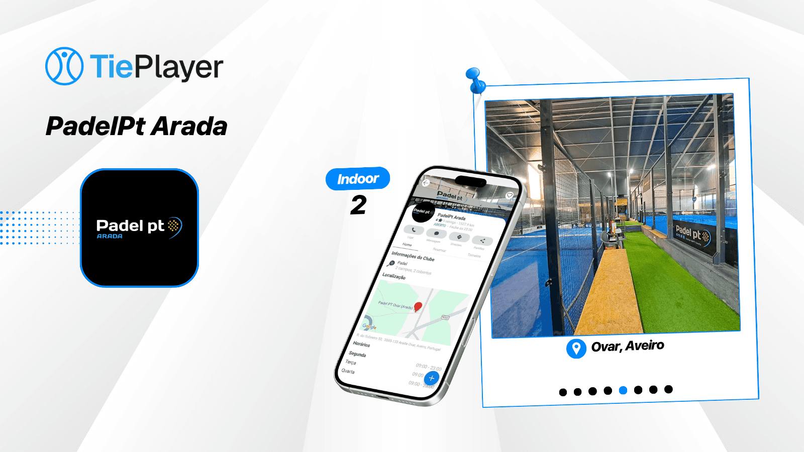 Book a padel court at PadelPt Arada