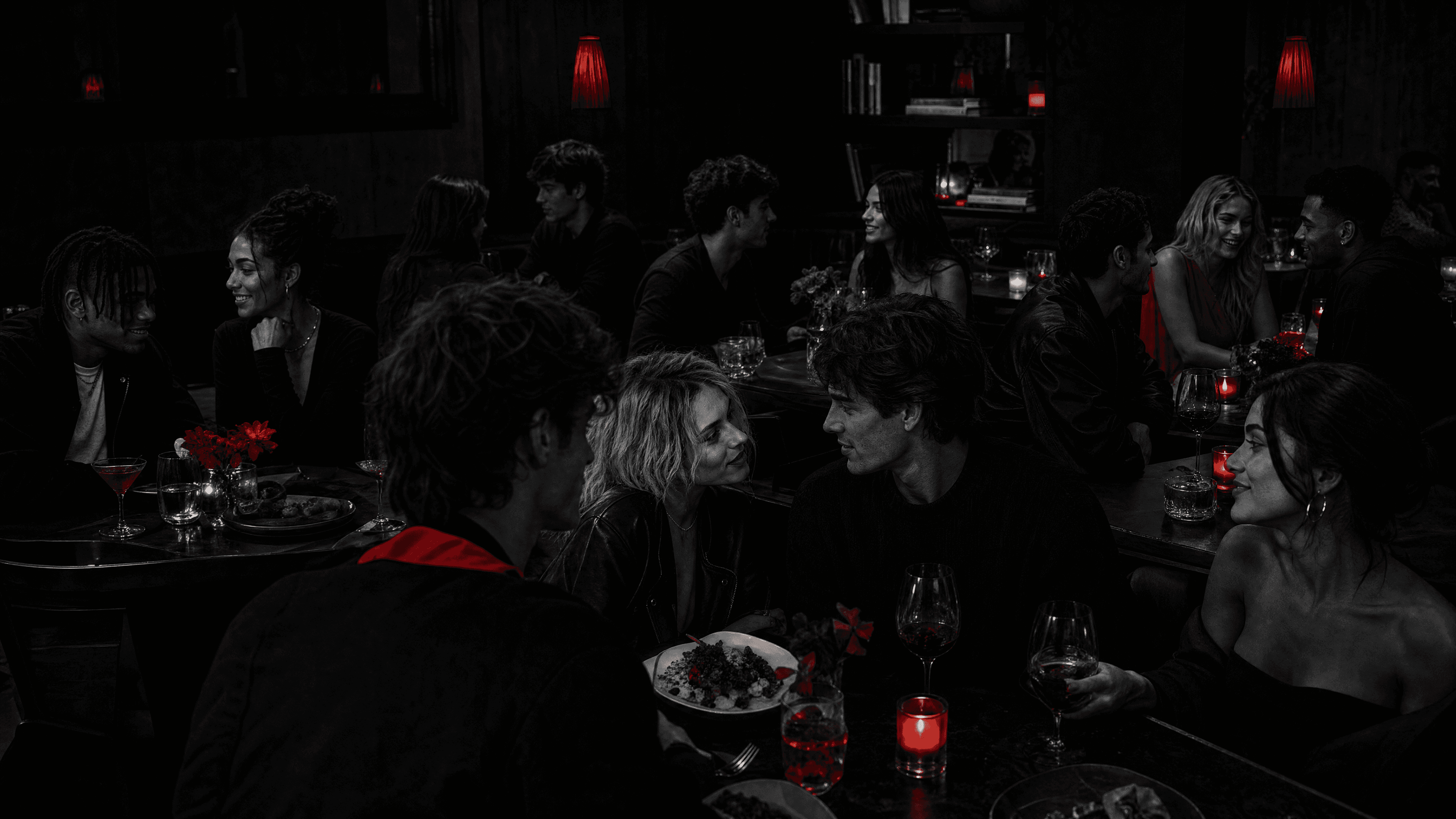 Love Club Passport members enjoying an intimate dinner experience filled with meaningful conversation and authentic connection.