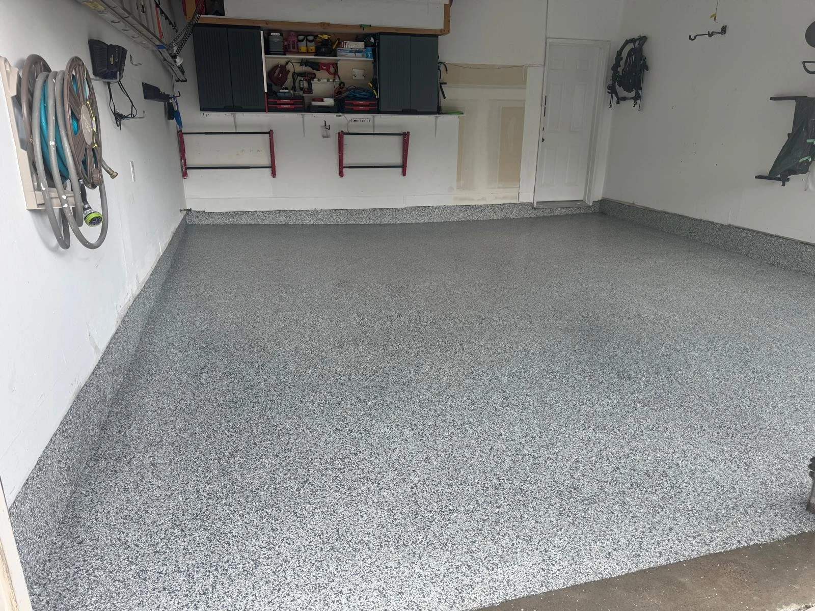 BFS flake flooring systems project