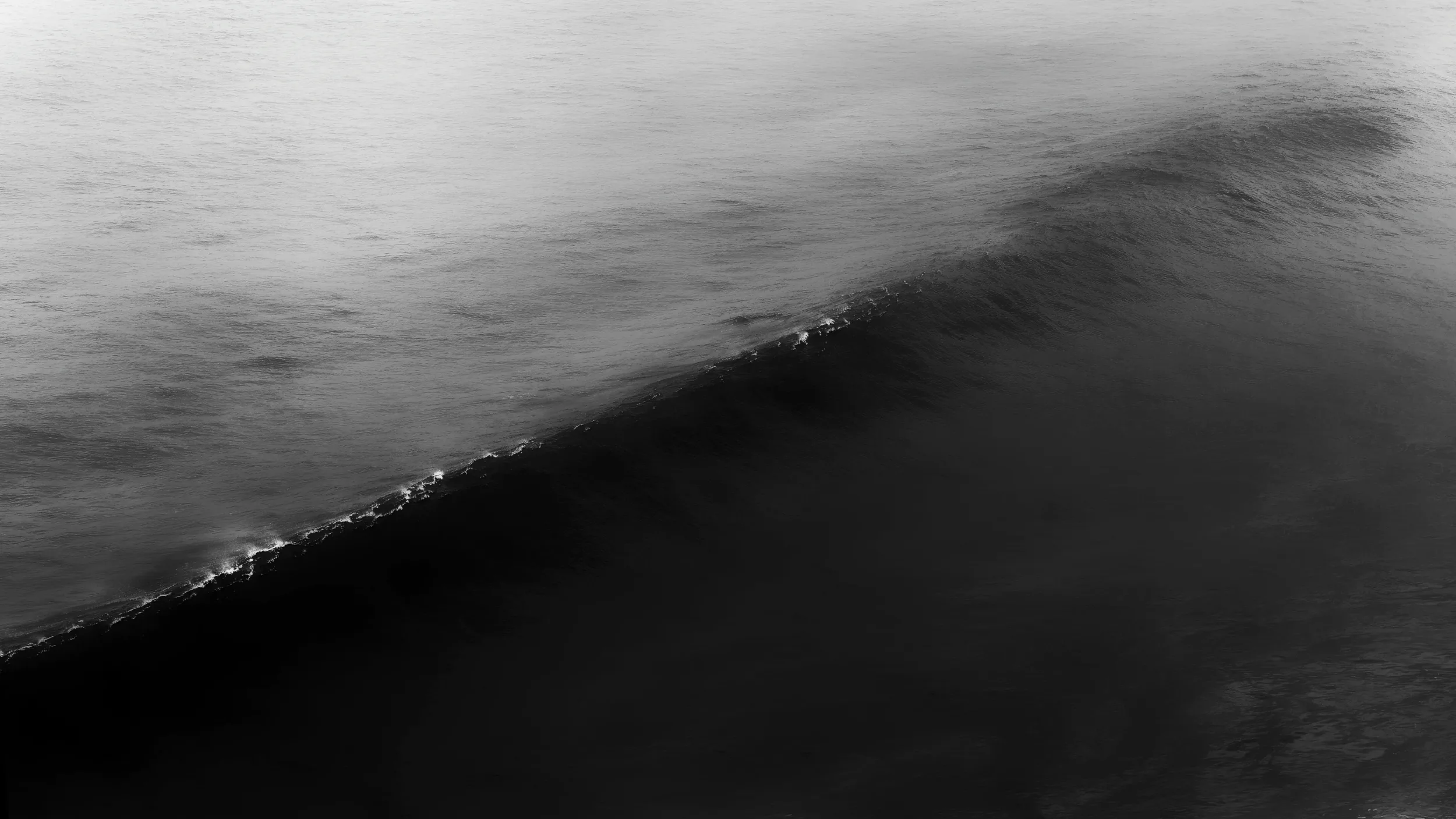 Vague minimaliste noire, première exposition de Martin Dedron