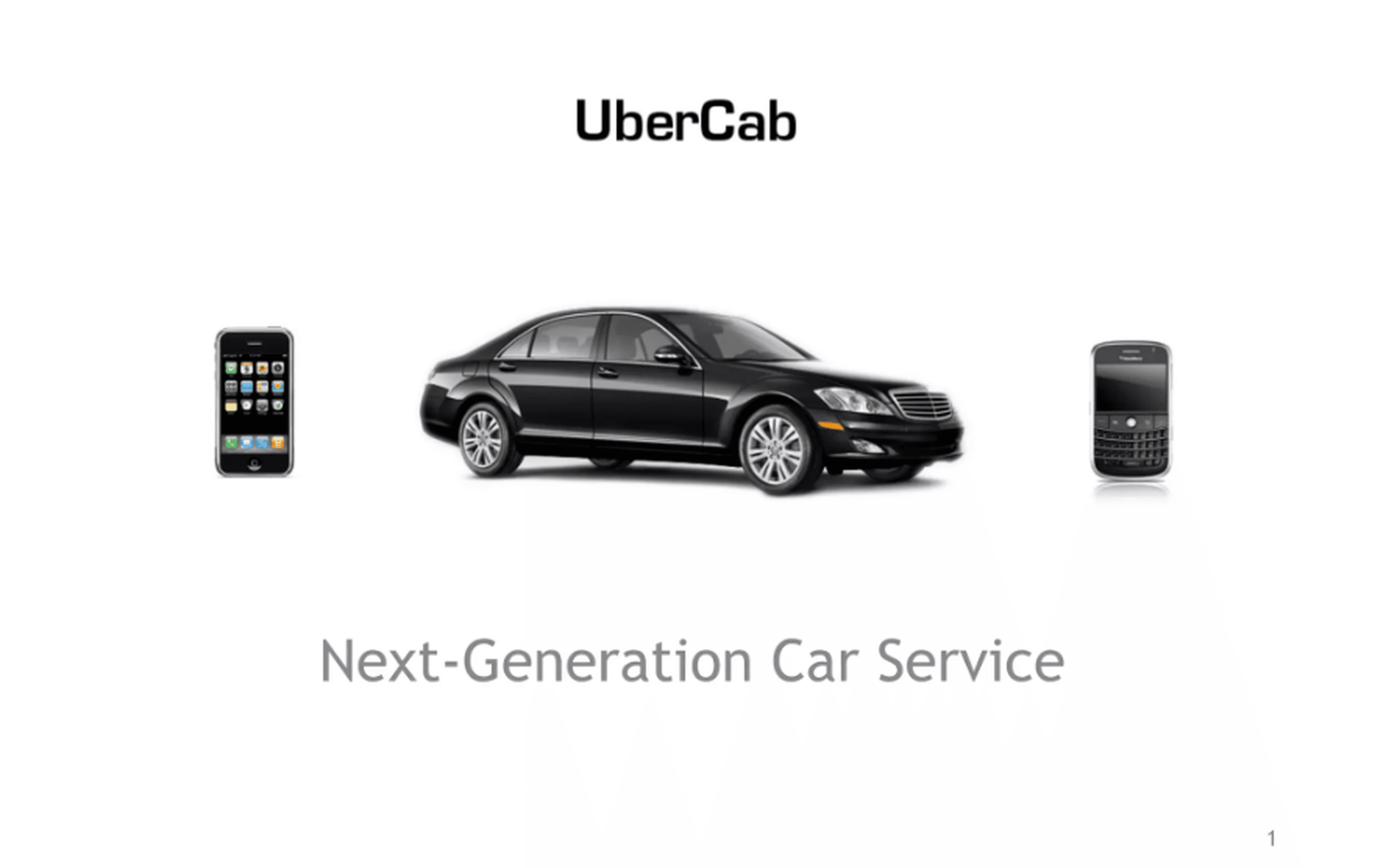 What is a pitch deck - Uber