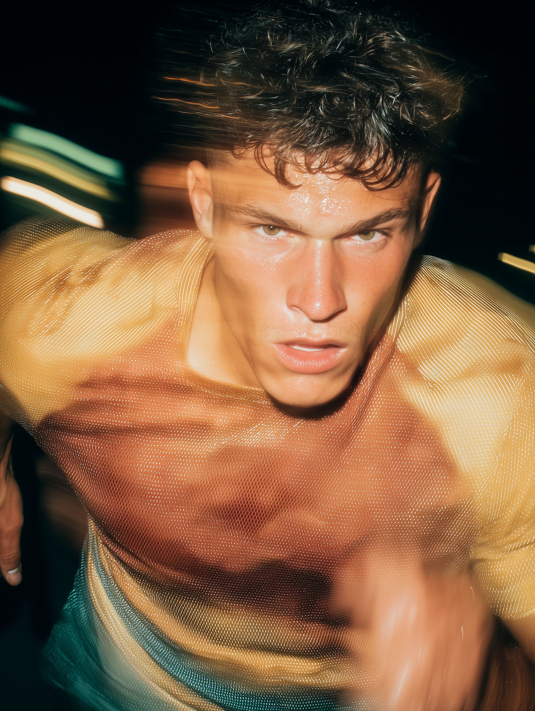 A male model generated on AI