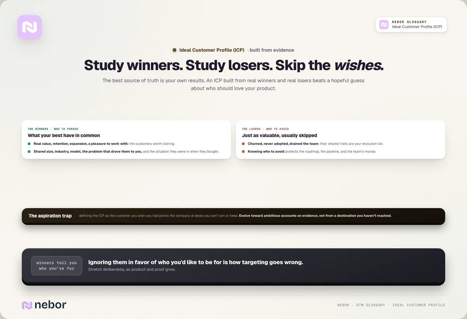 Study winners. Study losers. Skip the wishes.
