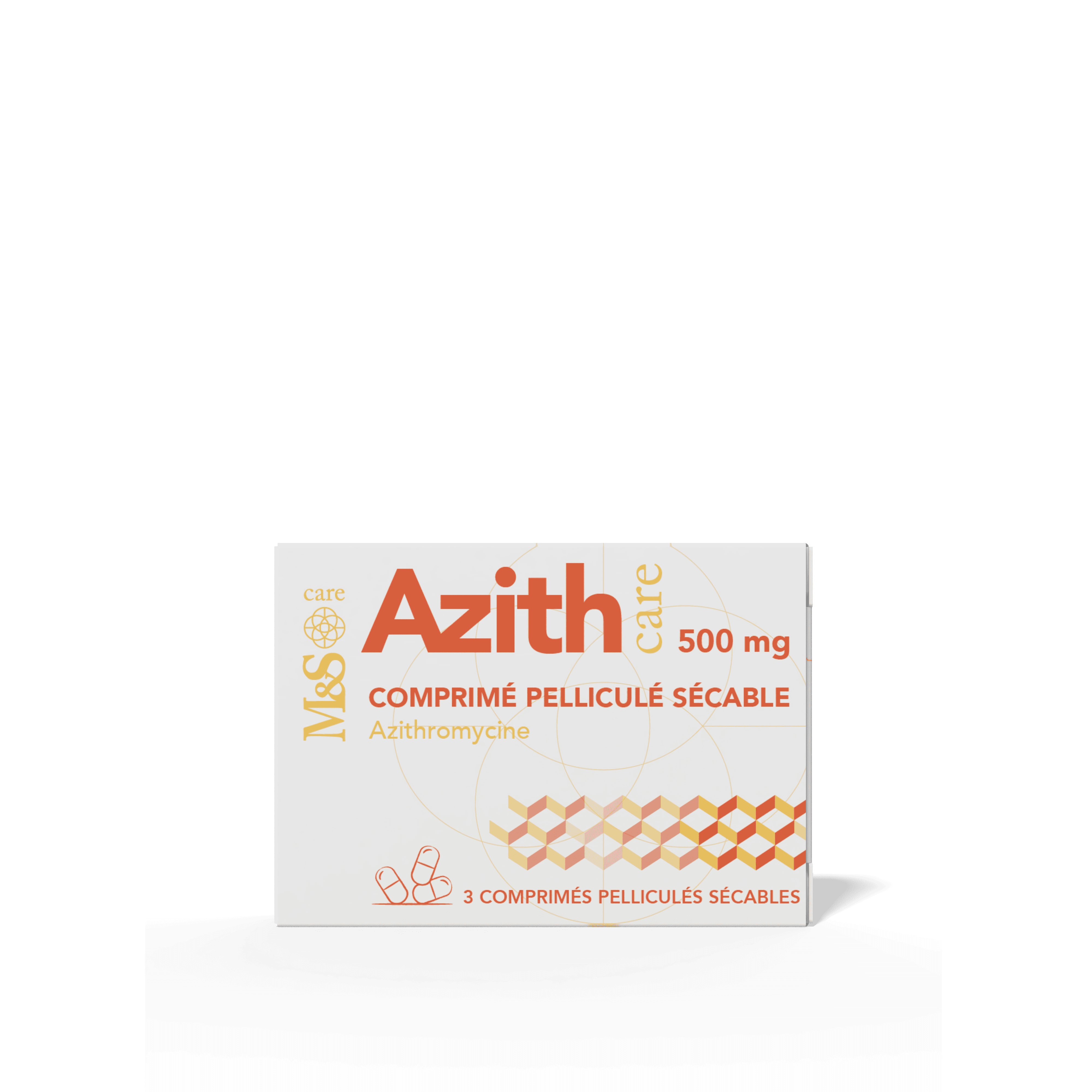 Boîte de azithromycine 500mg M&S Care