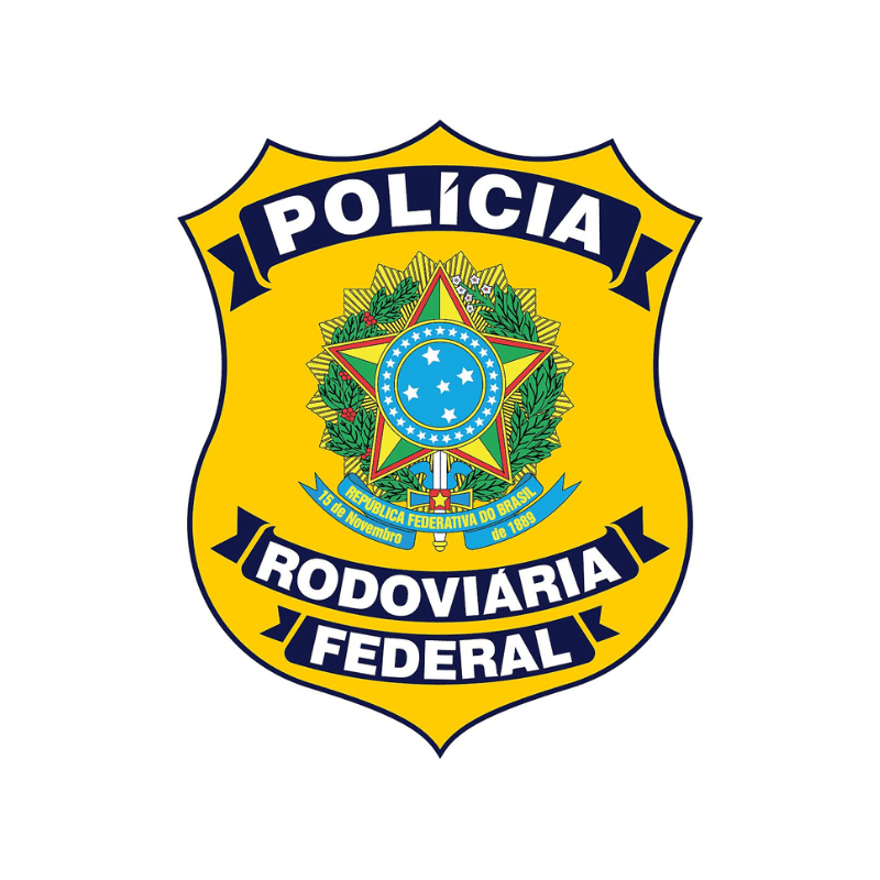 Logotipo da Polícia Rodoviária Federal.