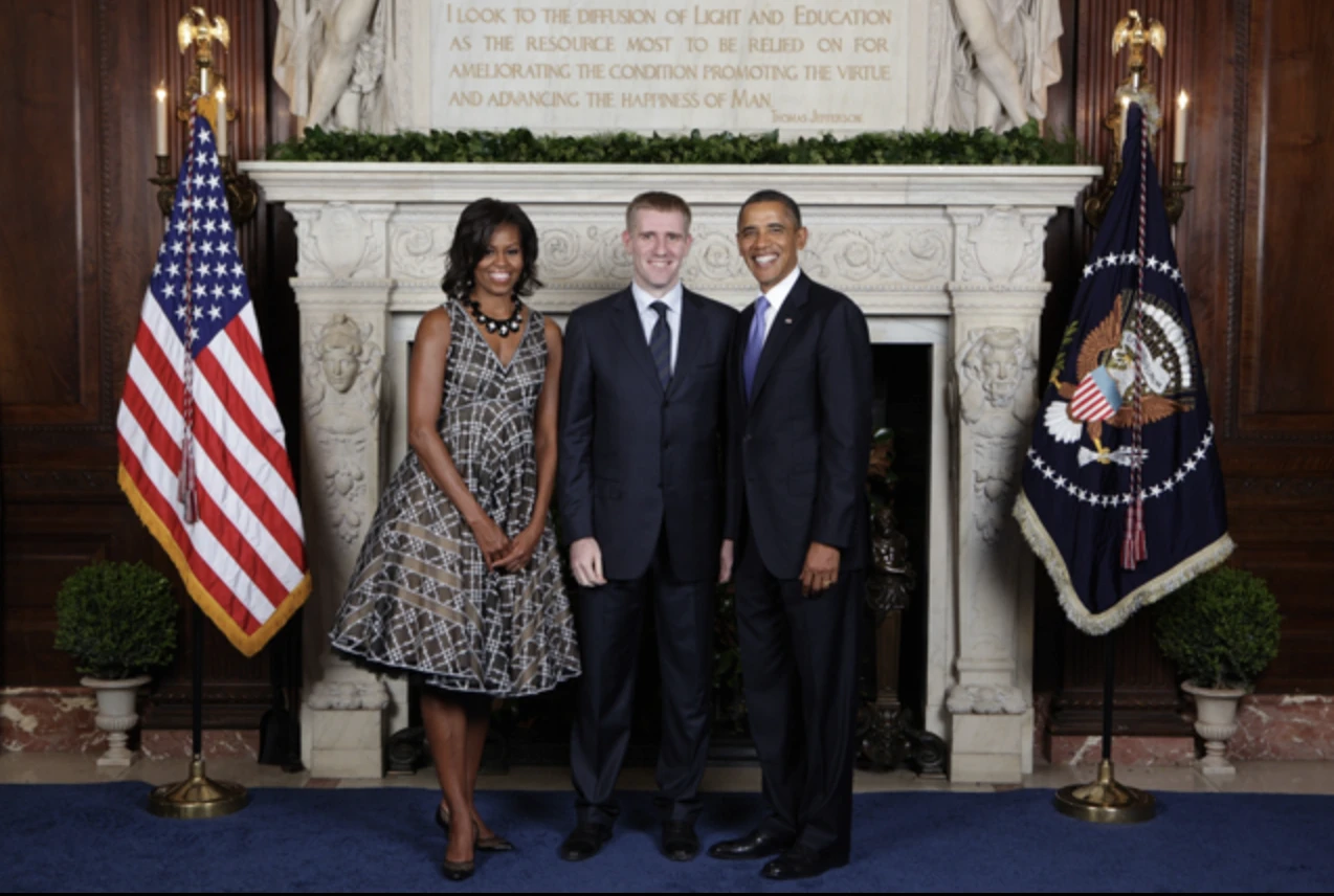 Prime Minister Lukšić meeting U.S. President Barack Obama and First Lady Michelle Obama (2011)