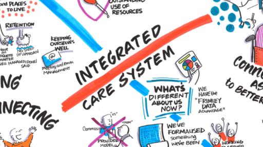 Hand drawn image by Inky Thinking for the NHS