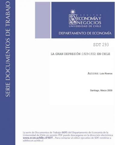 La Gran Depresión (1929-1932) en Chile
