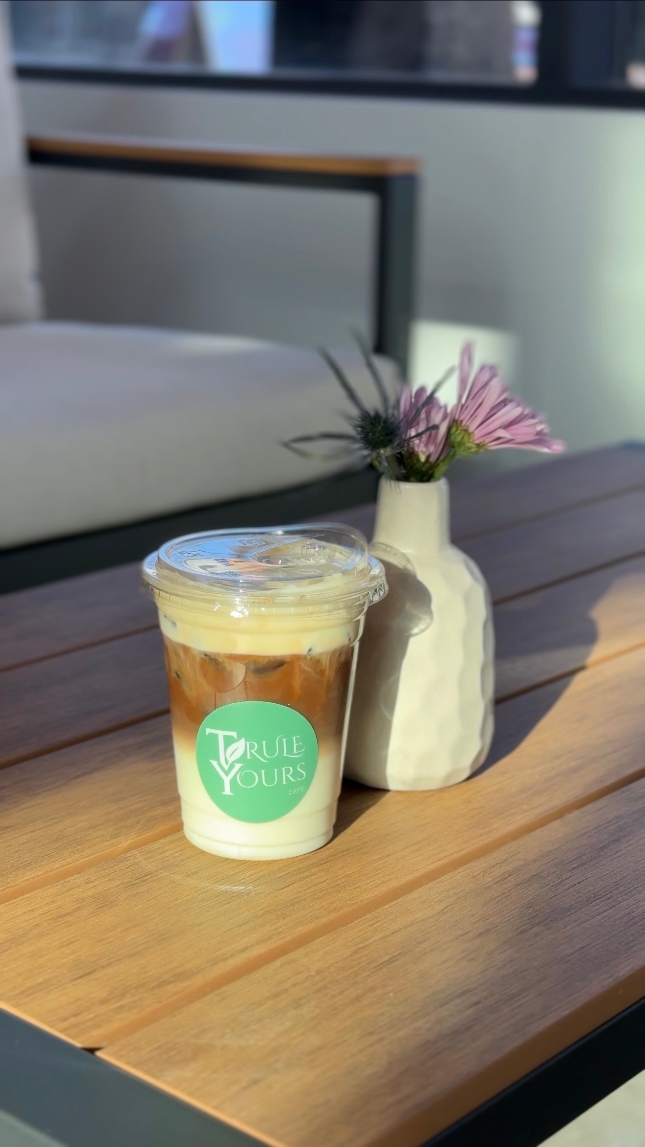 A coffee made from a local cafe in Seattle from Trule Yours Cafe