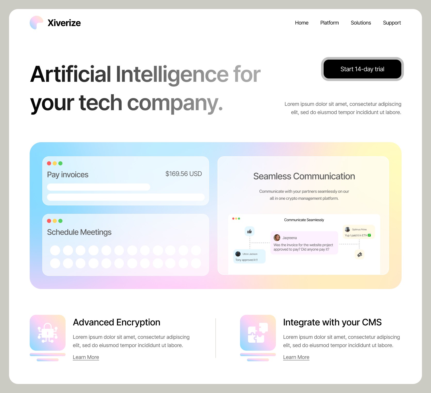 Xivertize AI Powered SaaS
