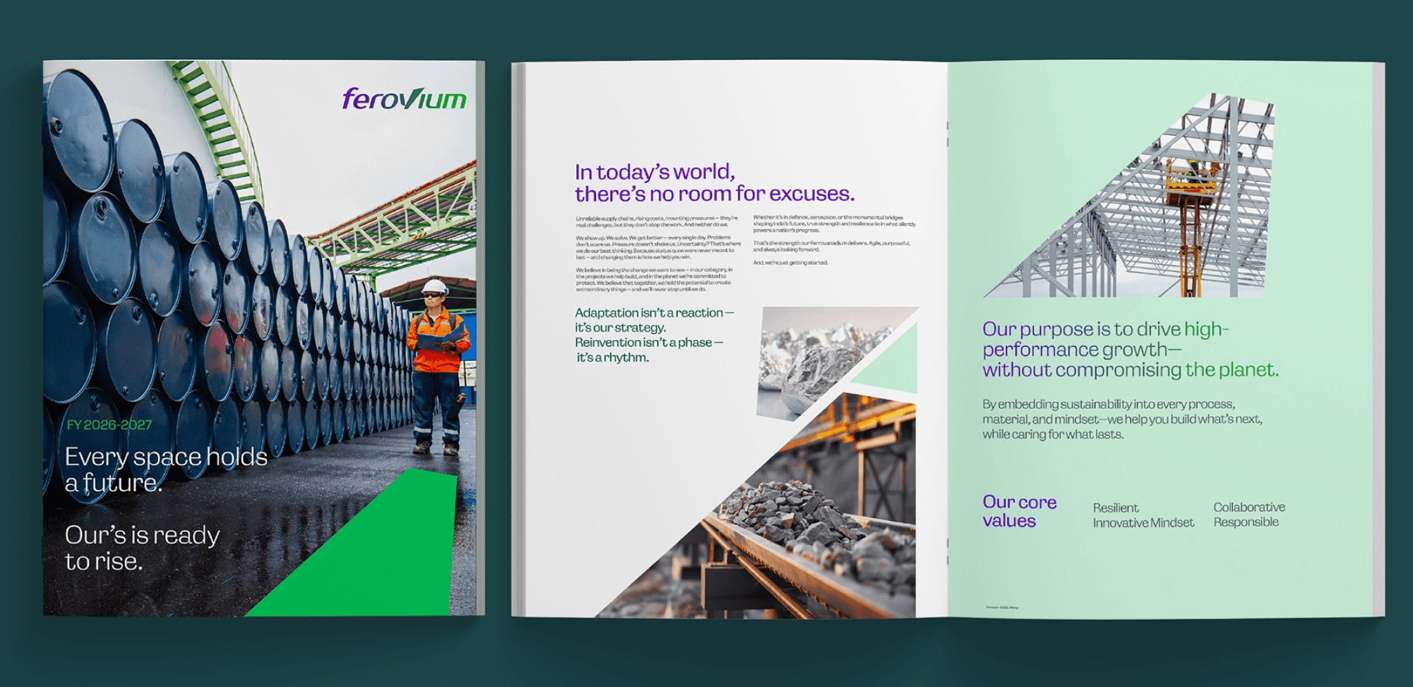 brand identity for Ferrovium