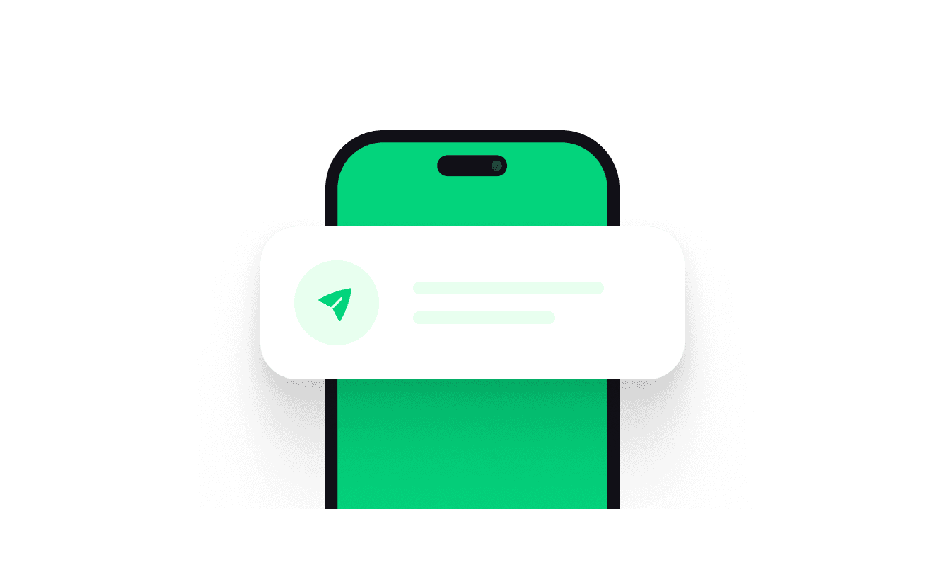 Dashboard showing MRR of $69,897 and 1206 active users with an upward trend graph.