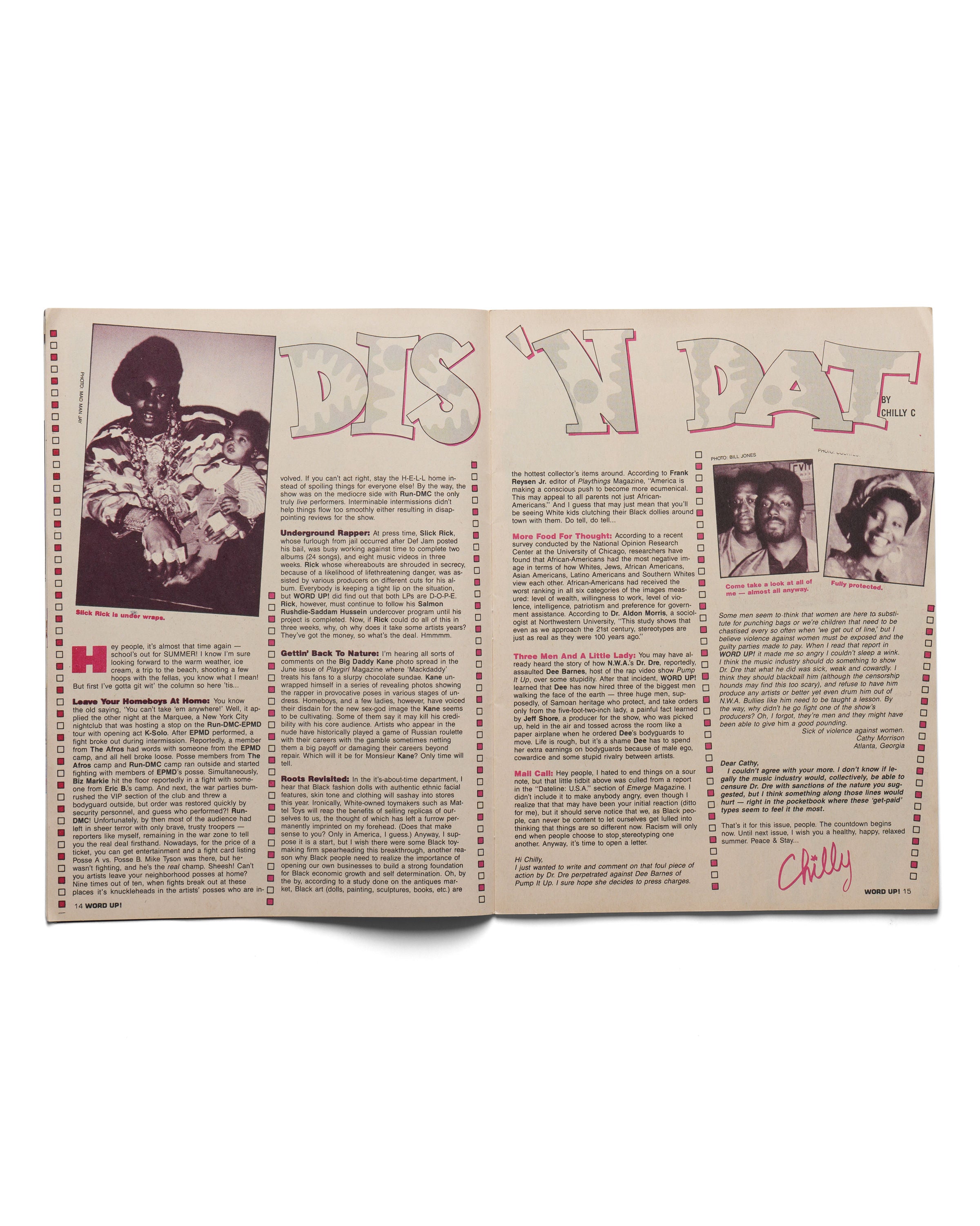 Word Up - August 1991 - Insert