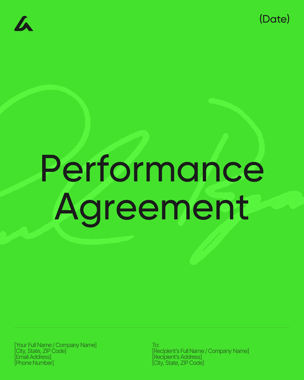Performance Agreement