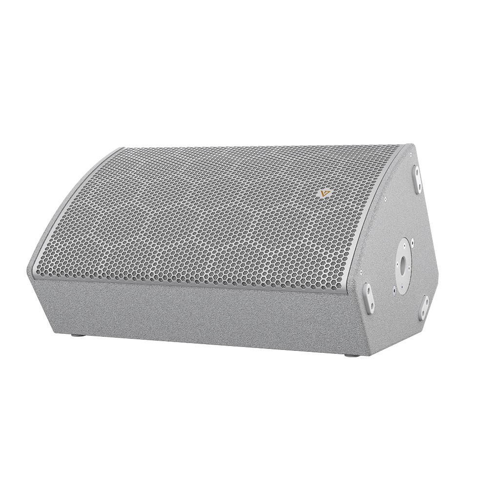 Stage monitor speaker with perforated grille